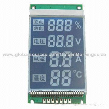 Alphanumeric LCD Display Module, HTN Negative, HT1621 Driver IC, Customized